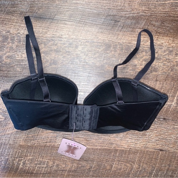 Savage x Fenty Push Up Bra 34E(34DD) Black New With Tags - Picture 6 of 11